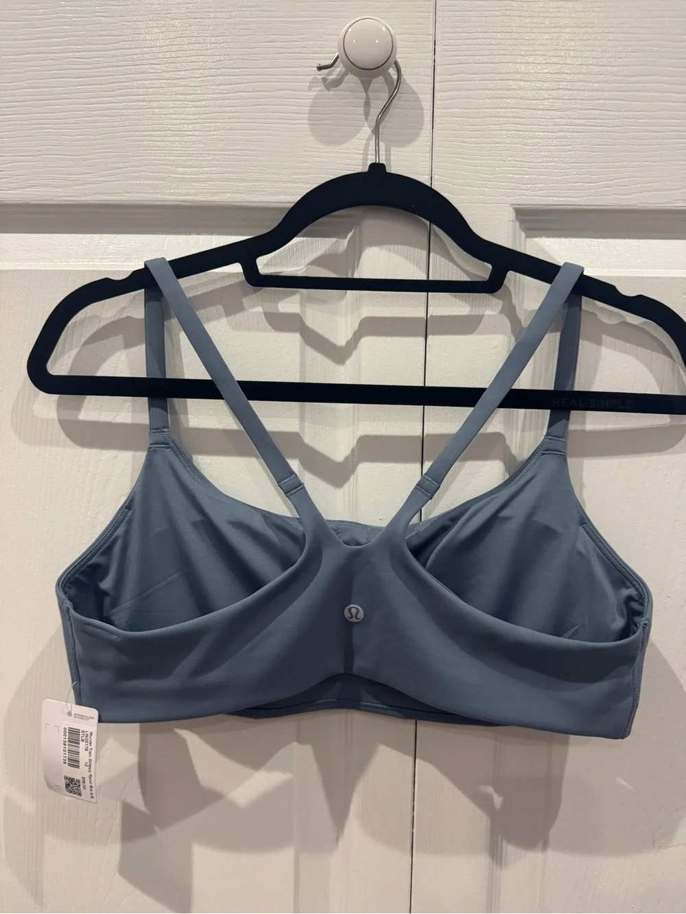 Lululemon Wunder Train Strappy Racer Bra A/B | Size 12 | Steel Blue | NWT